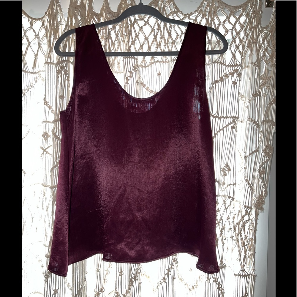 Zara satin sleeveless top, M, like new
